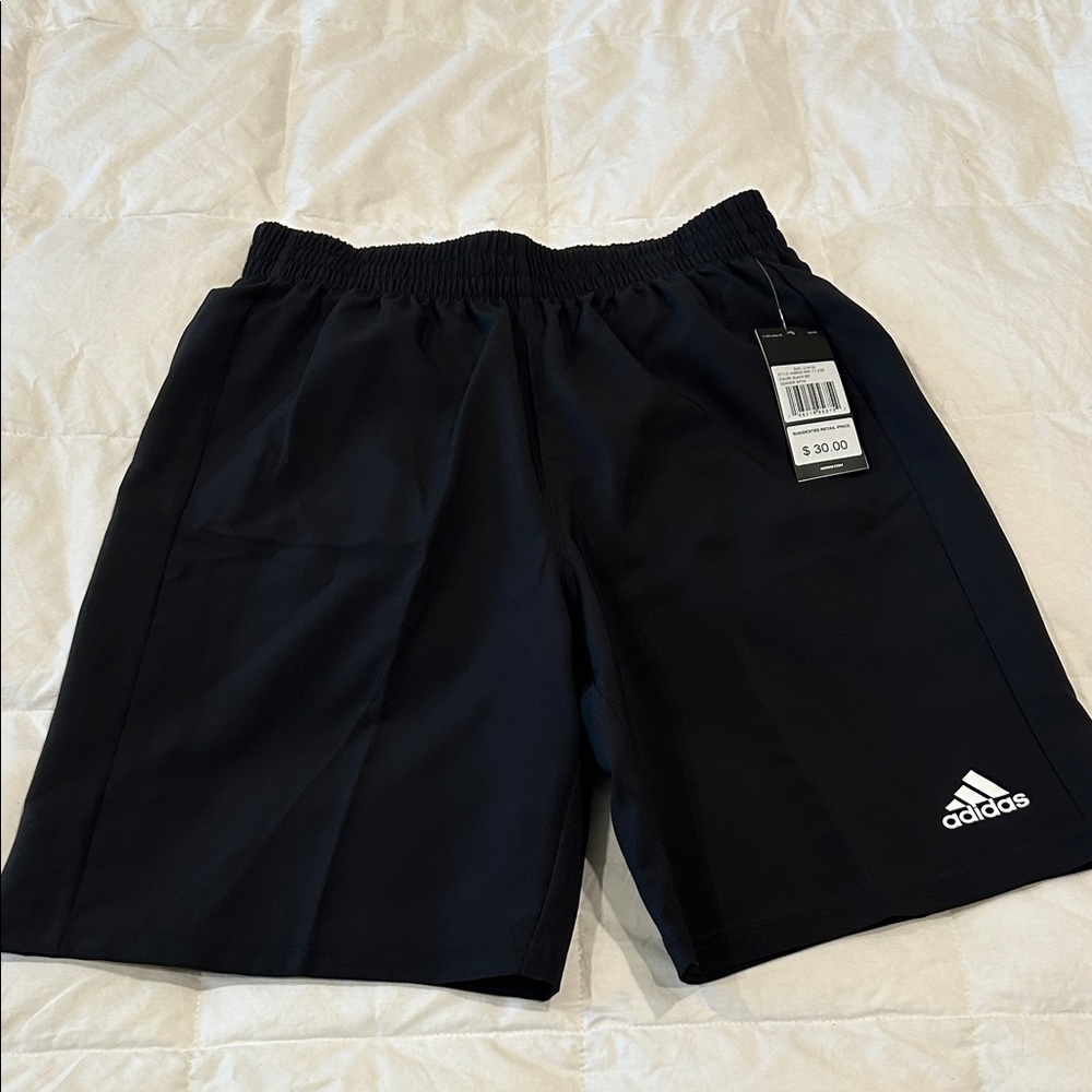 Adidas Youth black Athletic Shorts